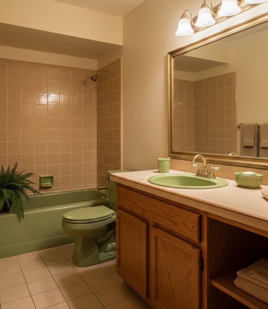 1. Avocado Green Fixtures