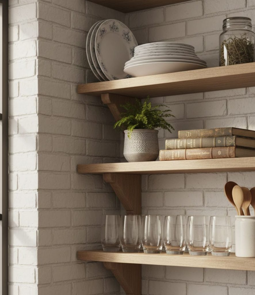 1. Corner Shelves