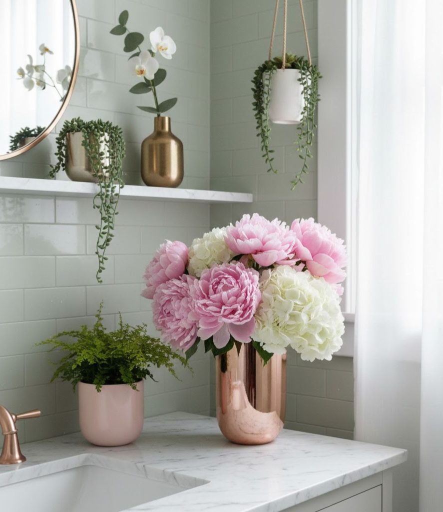 11. Fresh Flowers and Greenery