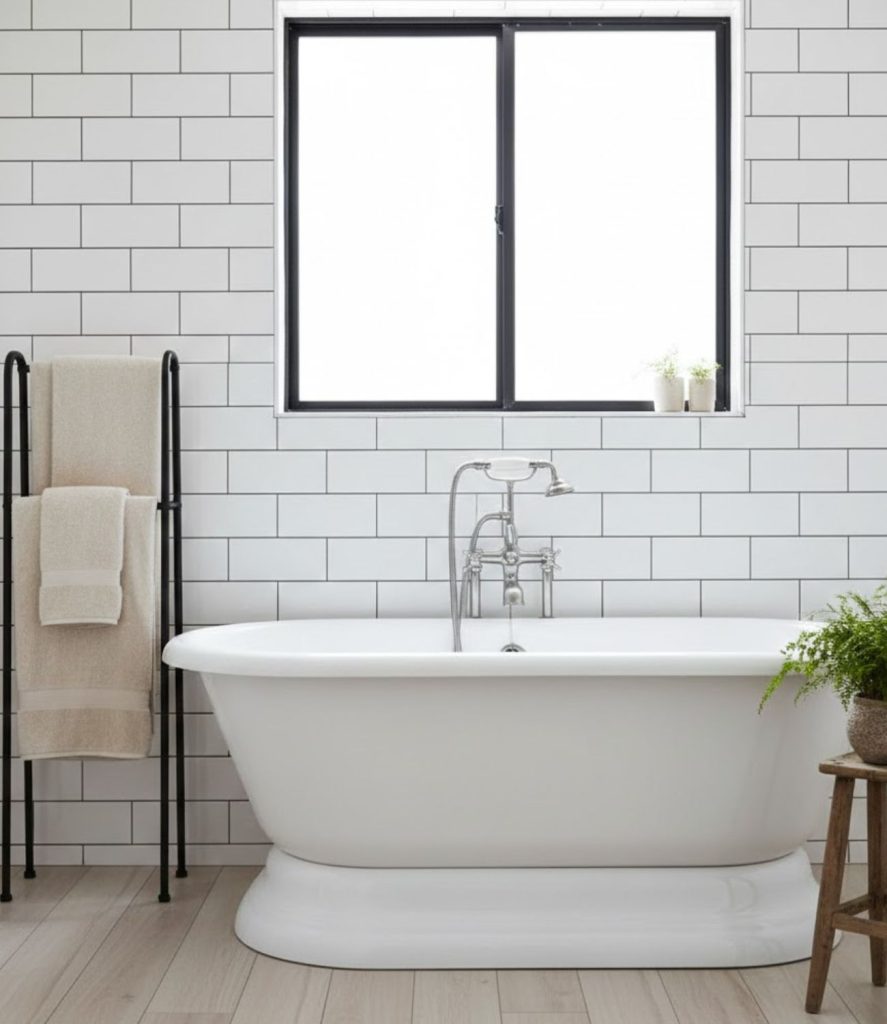 12. Subway Tile Walls