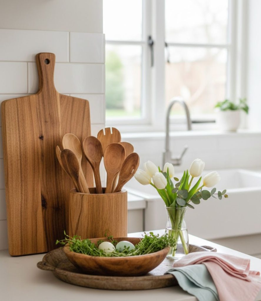 Earthy Spring Decor 15 Spring Kitchen Decor Ideas to Refresh and Brighten Your Space