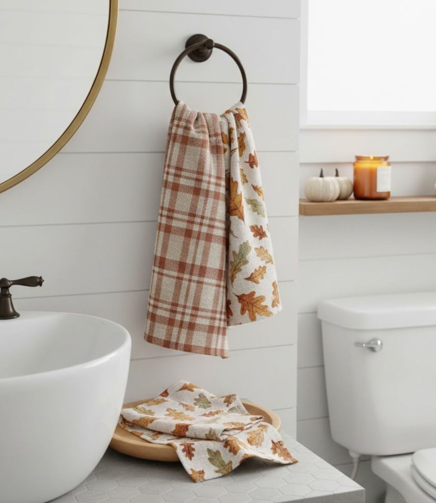 13. Seasonal Linen Hand Towels