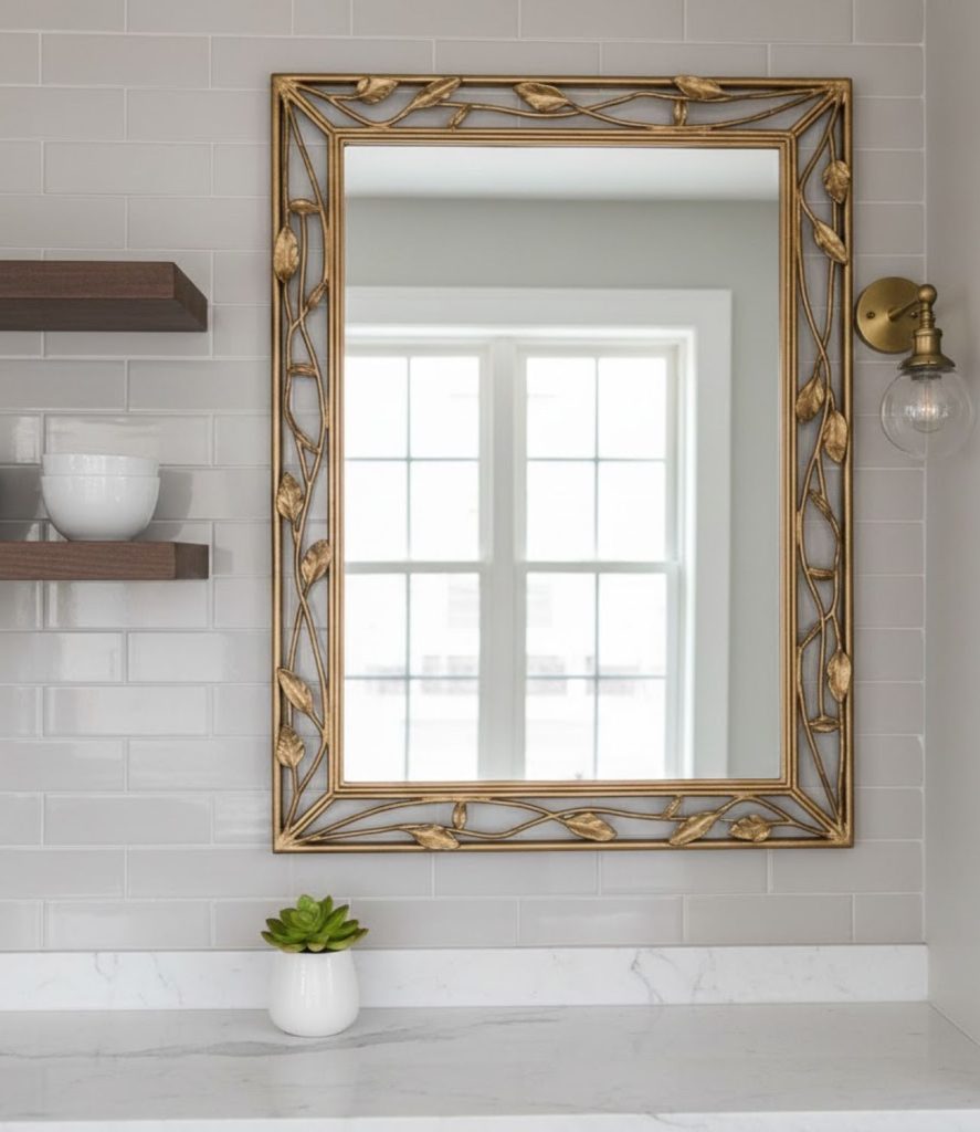 14. Corner Mirror Accent