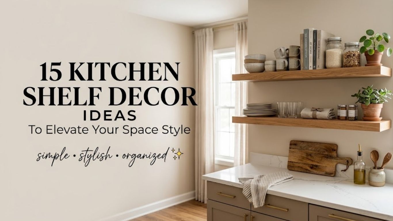 15 Kitchen Shelf Decor Ideas to Elevate Your Space Style