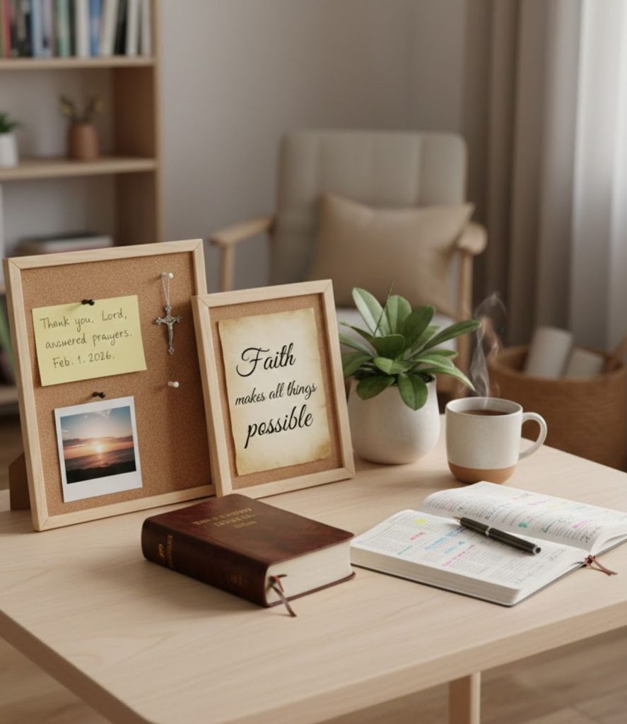 15. Personal touches that tell your faith story