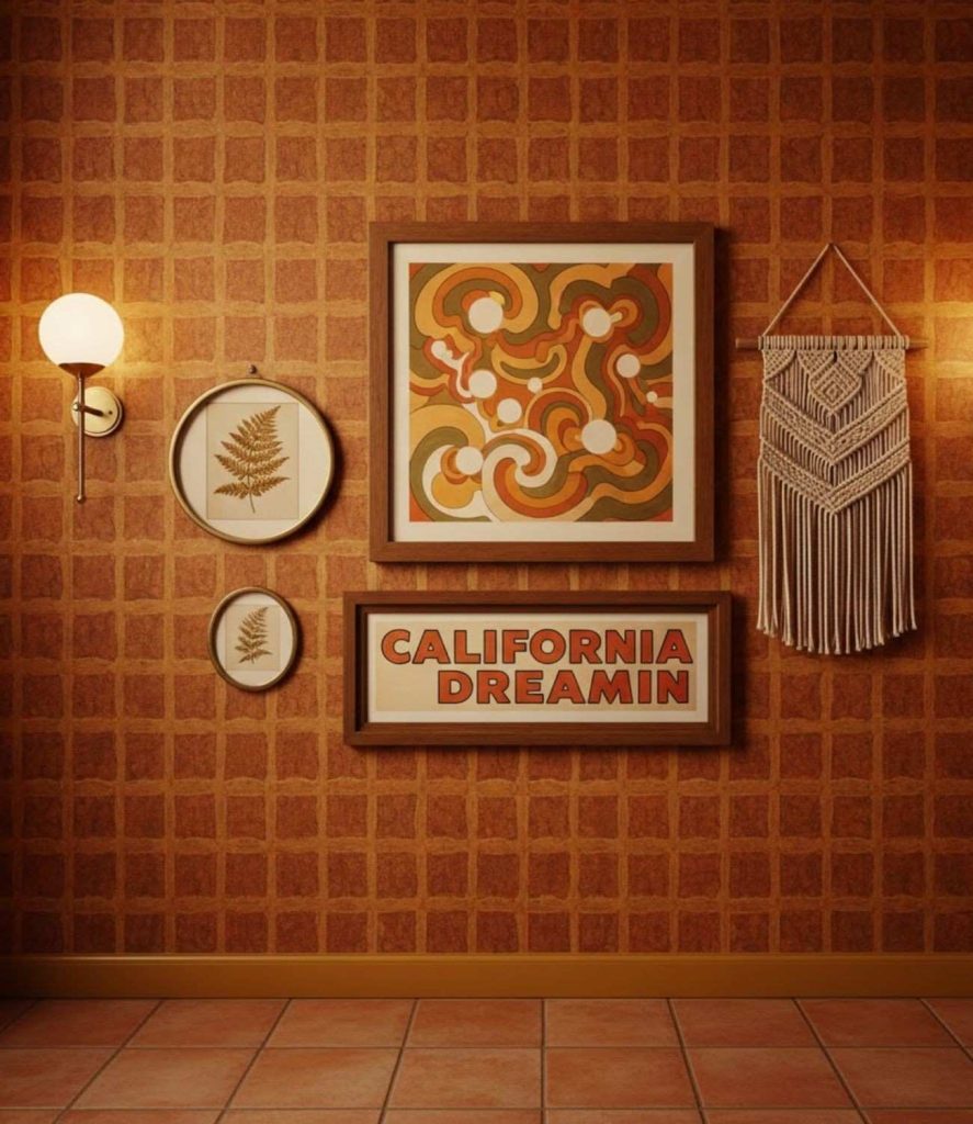 15. Retro Artwork and Wall Decor
