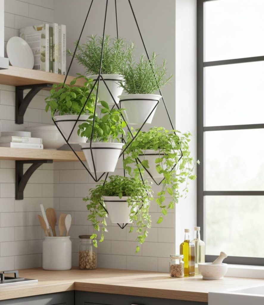 2. Hanging Herb Garden