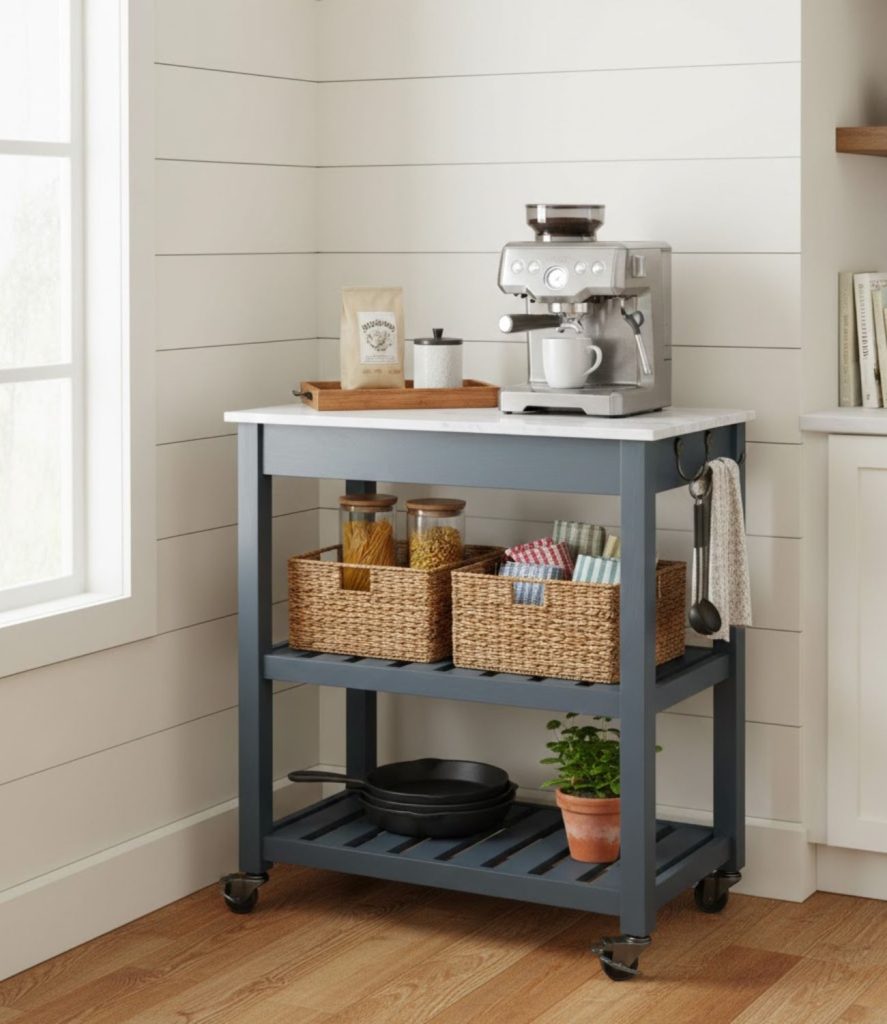 4. Compact Kitchen Cart