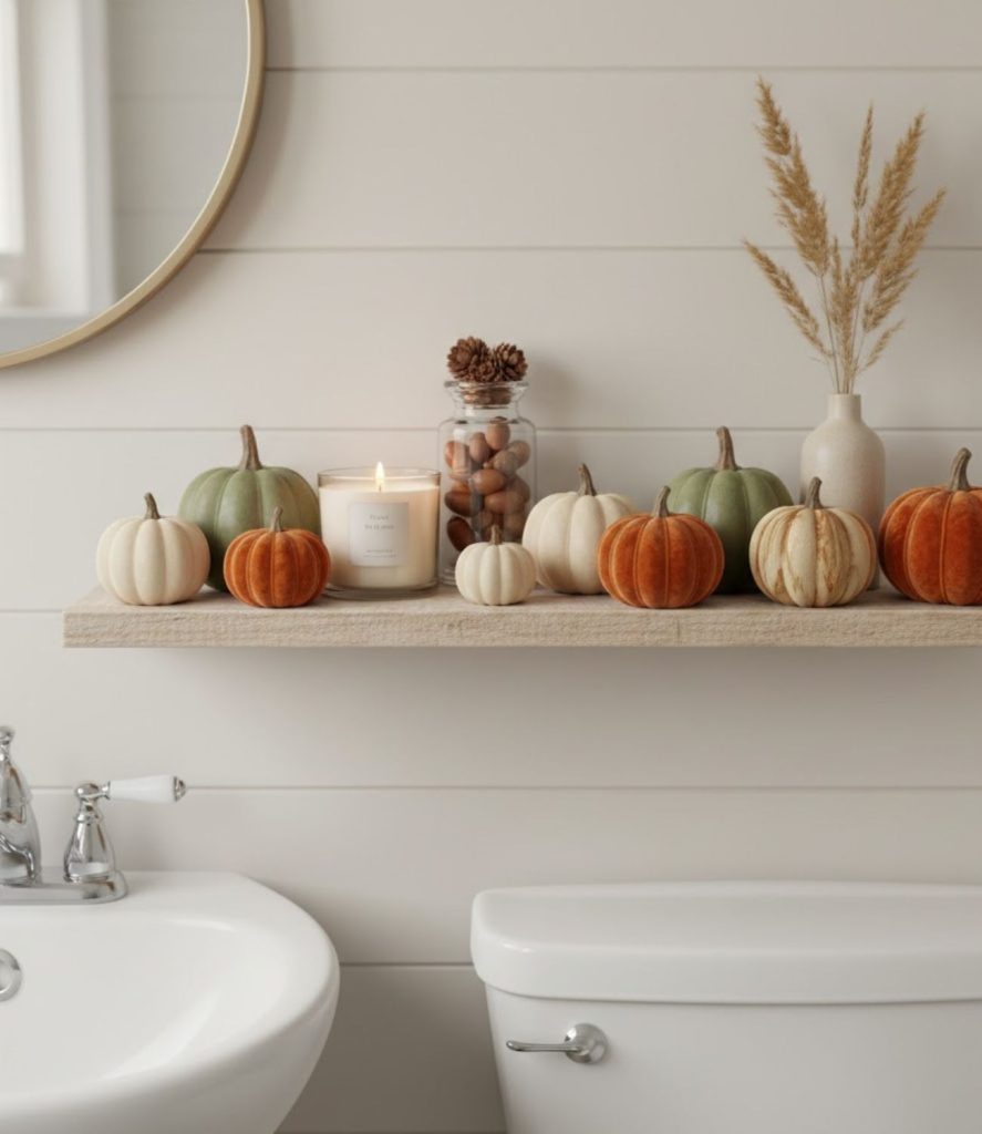 5. Mini Faux Pumpkins