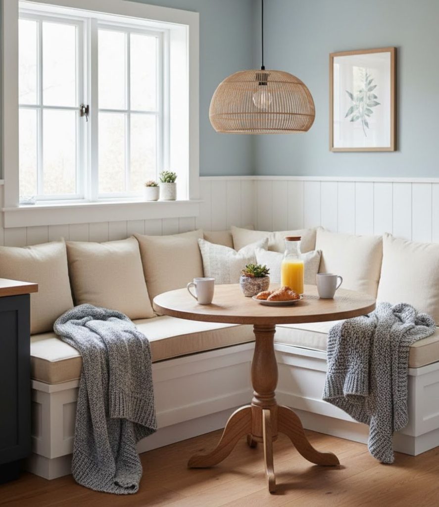 6. Corner Breakfast Nook