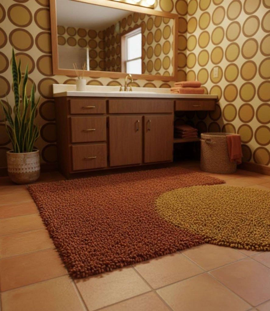 7. Shaggy Bath Mats and Rugs