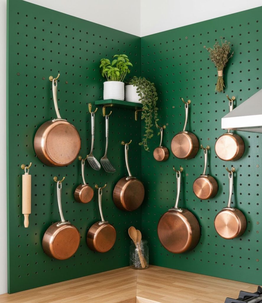 9. Pegboard Organizer