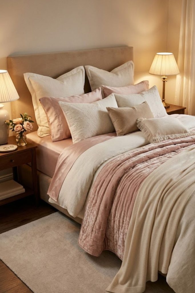 1. Dress Your Bed in Luxurious, Tactile Fabrics