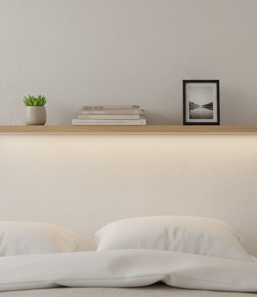 1. Minimalist Shelf Styling