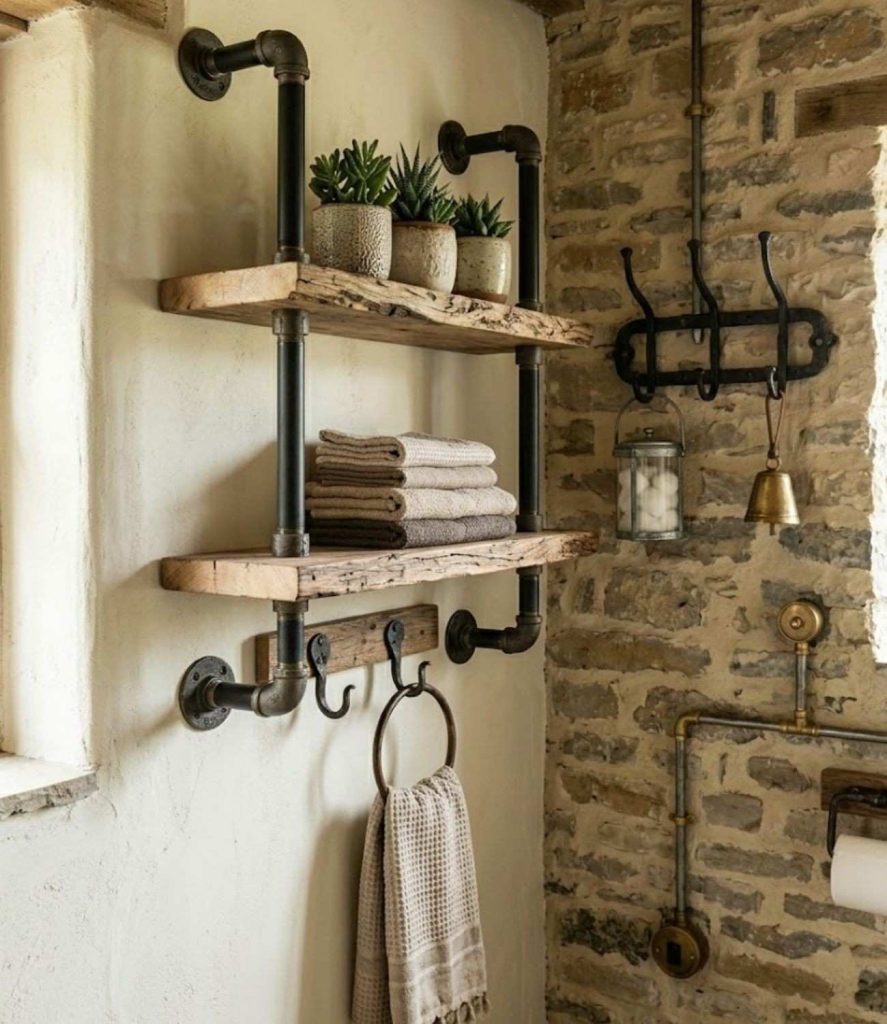 11. Industrial Metal Accents