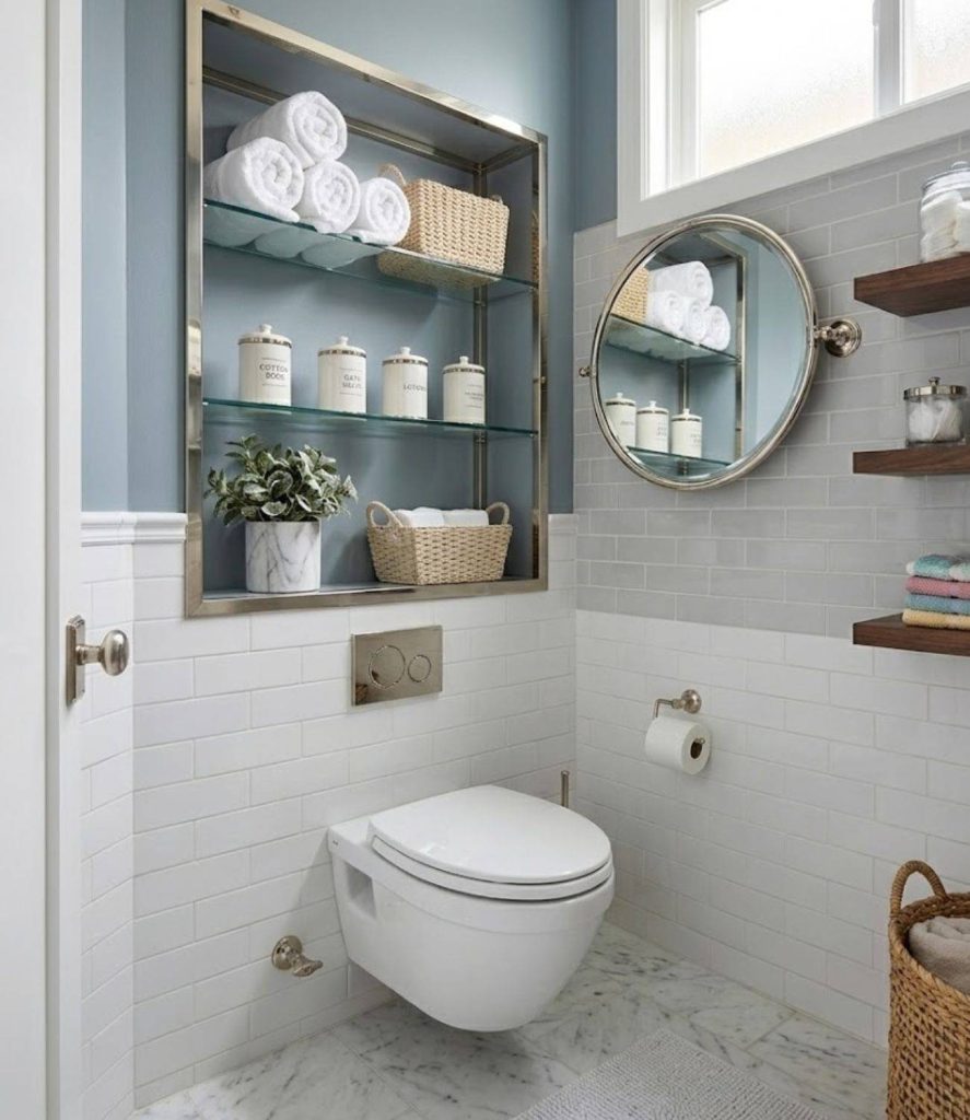 11. Small Girls Bathroom Storage Ideas