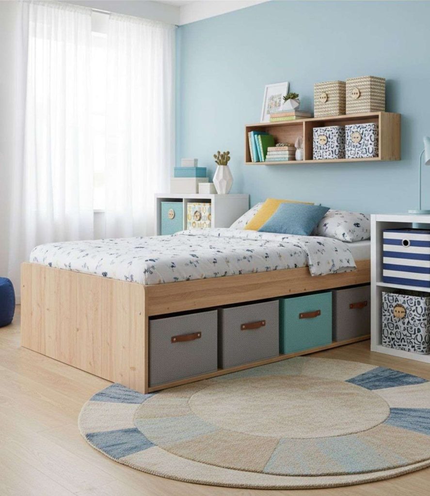14. Smart Storage Bedroom
