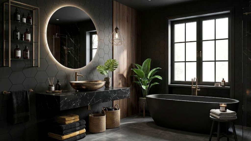  Dark Bathroom Decor Ideas 