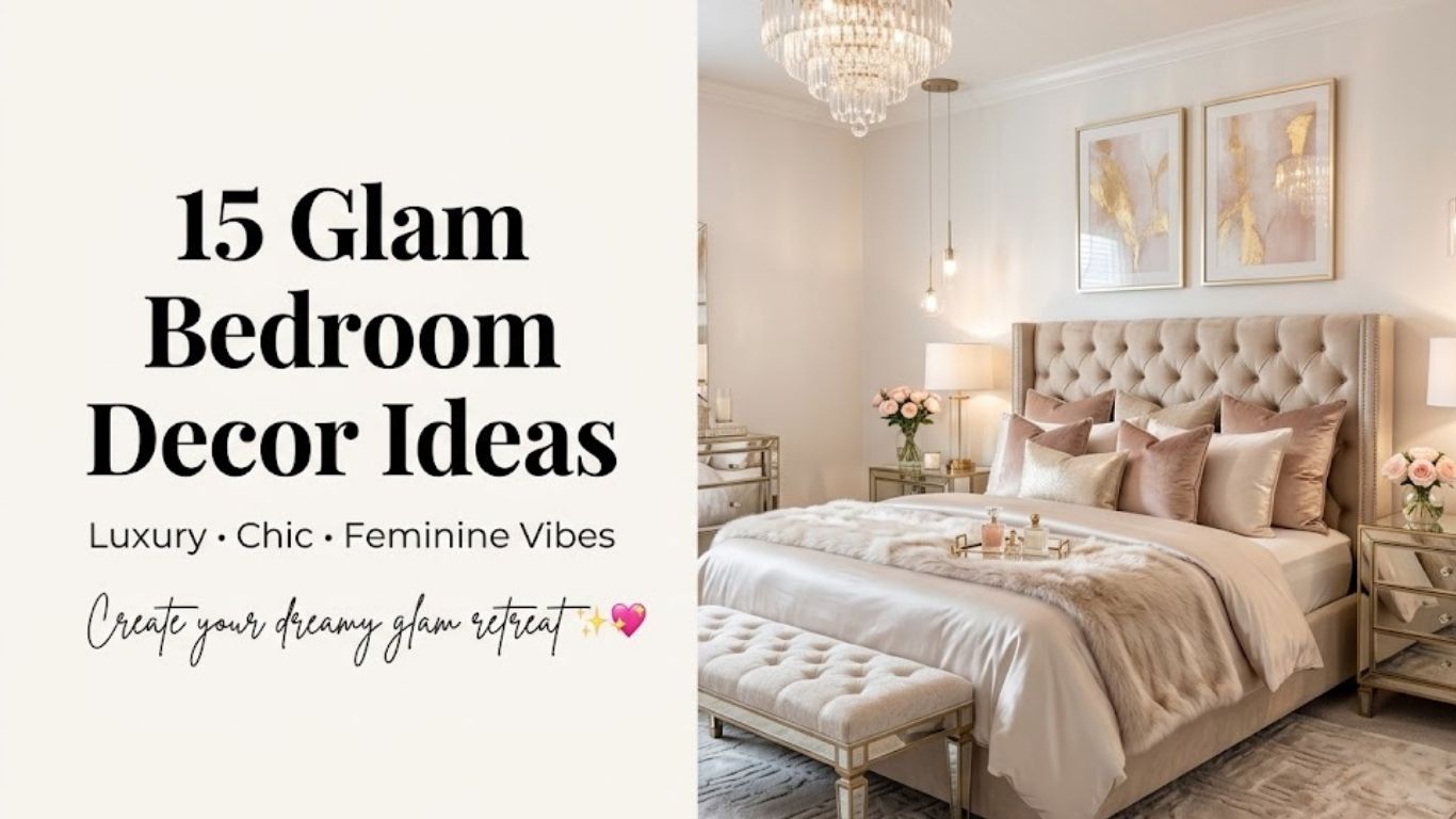 15 Glam Bedroom Decor Ideas for a Luxurious Personal Space