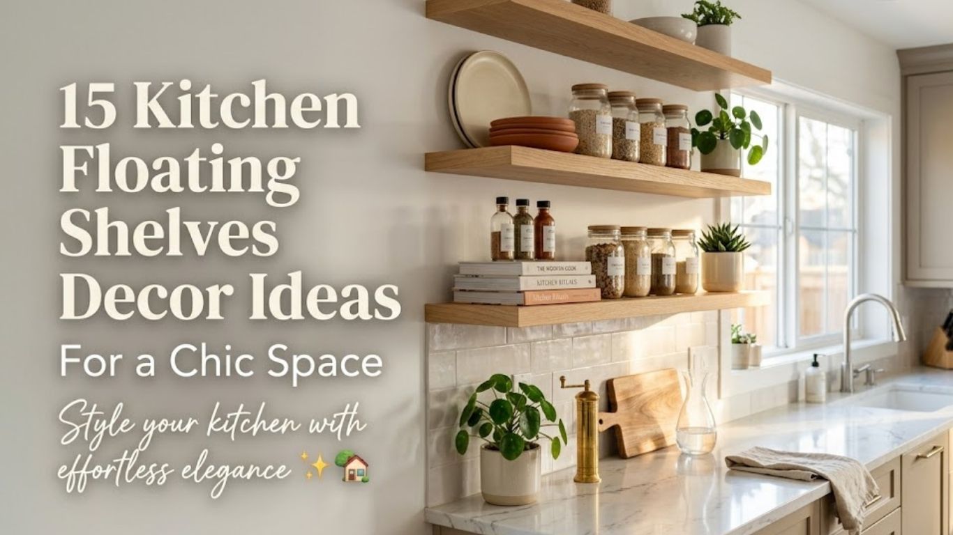 15 Kitchen Floating Shelves Decor Ideas for a Chic Space