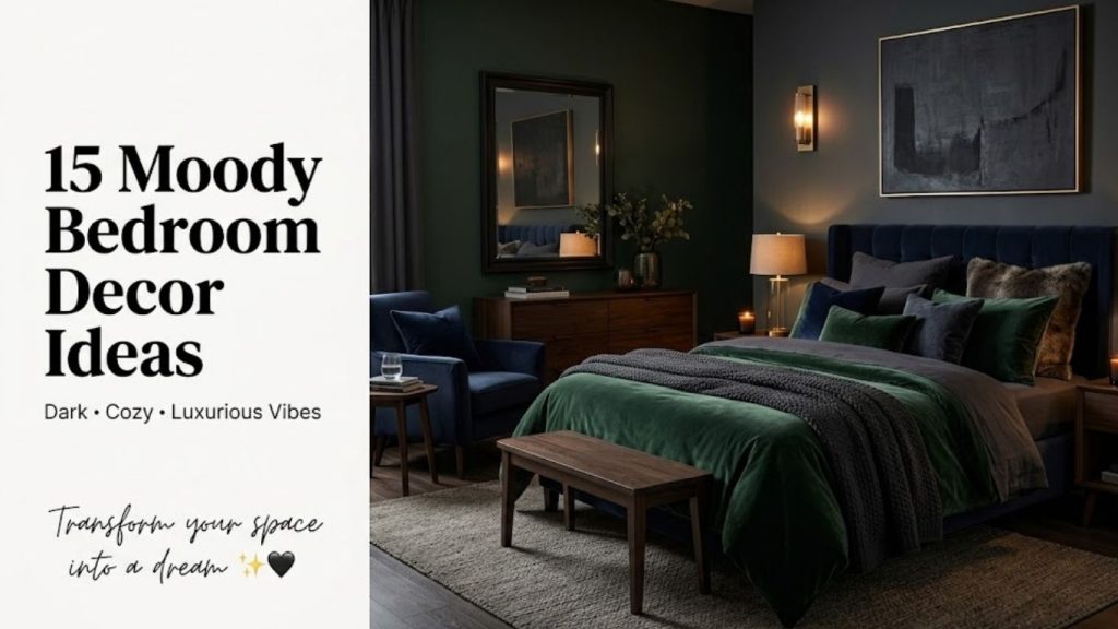 Moody Bedroom Decor Ideas 