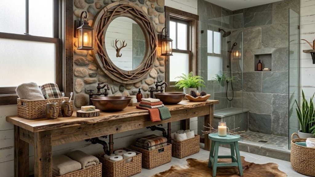 15 Rustic Bathroom Decor Ideas