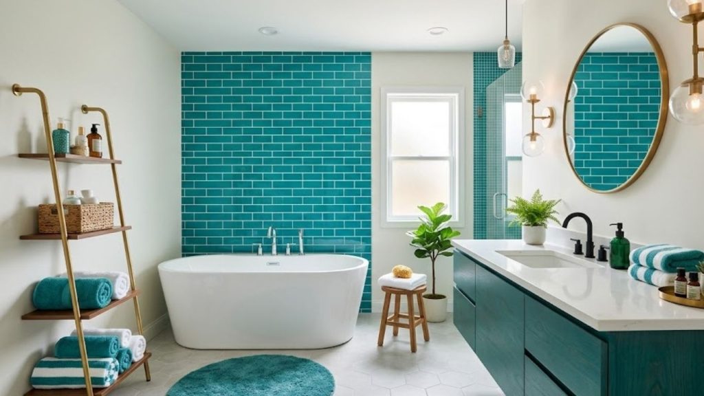  Teal Bathroom Decor Ideas 