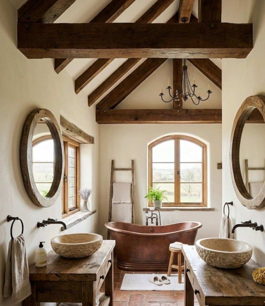 15. Wooden Ceiling Beams