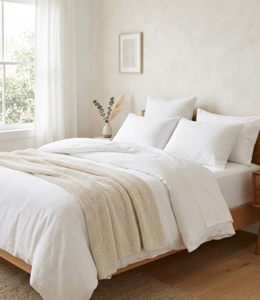 3. White Bedding Layers