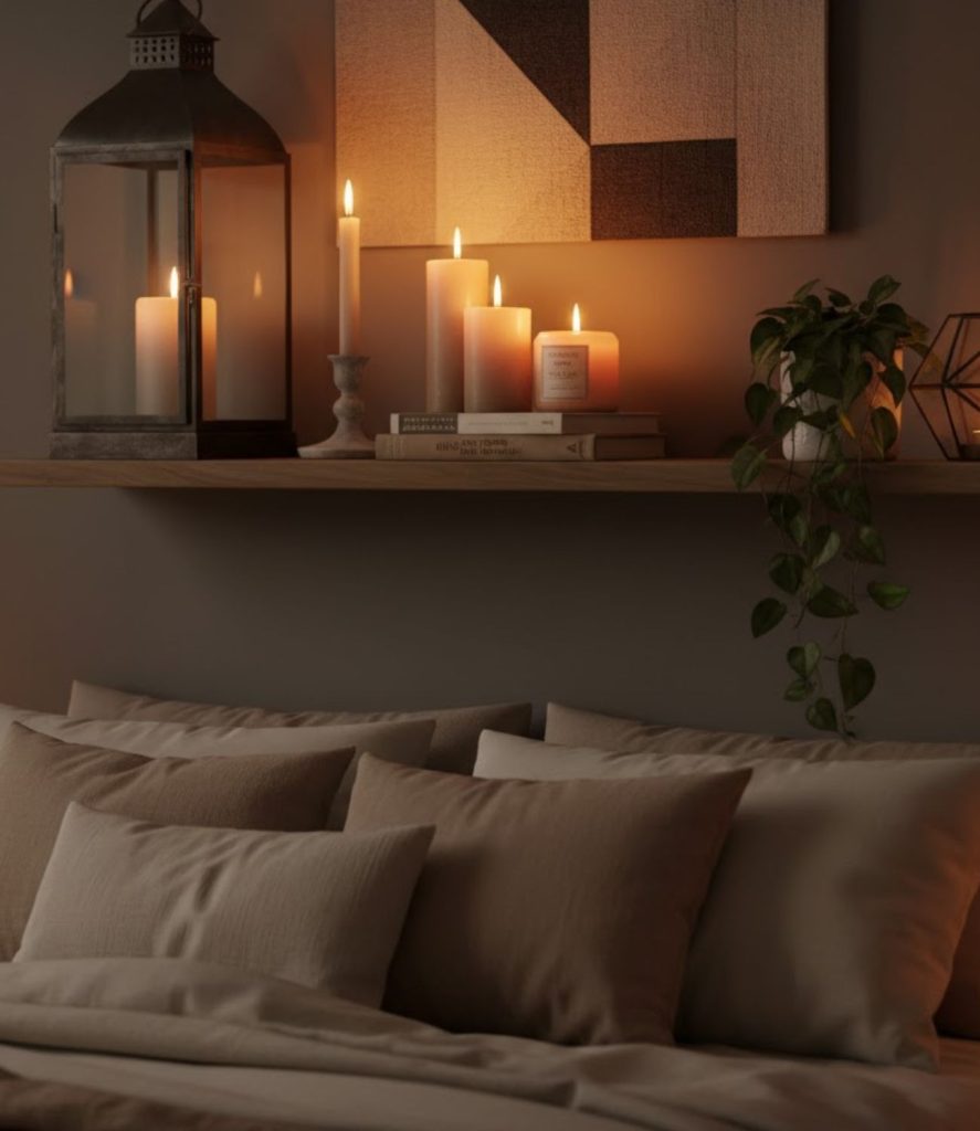 5. Candle and Cozy Lighting Decor