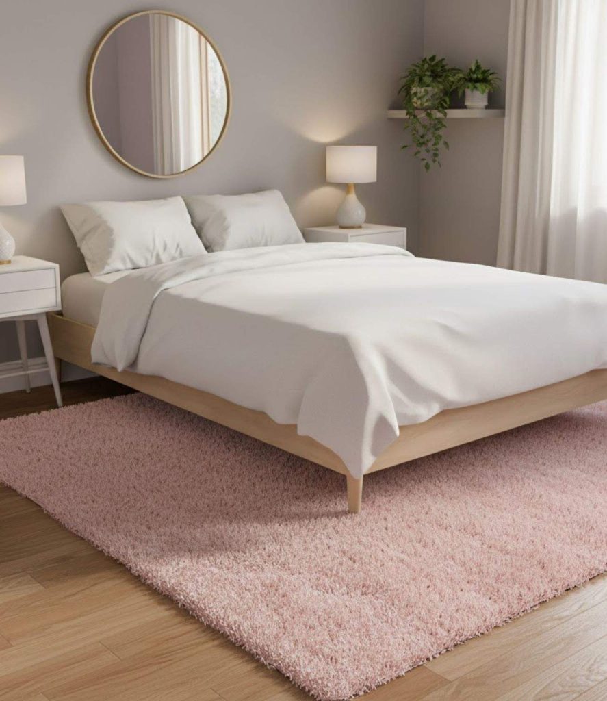 6. Cozy Pink Area Rugs That Warm Up the Floor