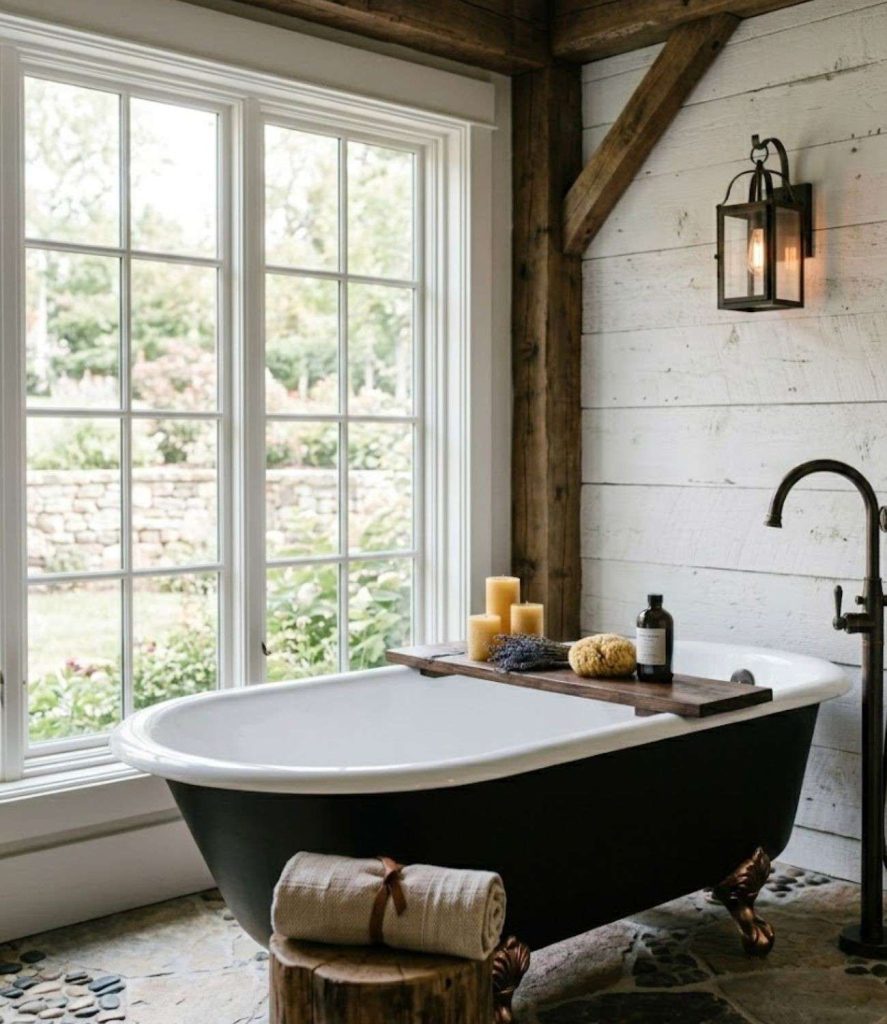 7. Freestanding Clawfoot Bathtub
