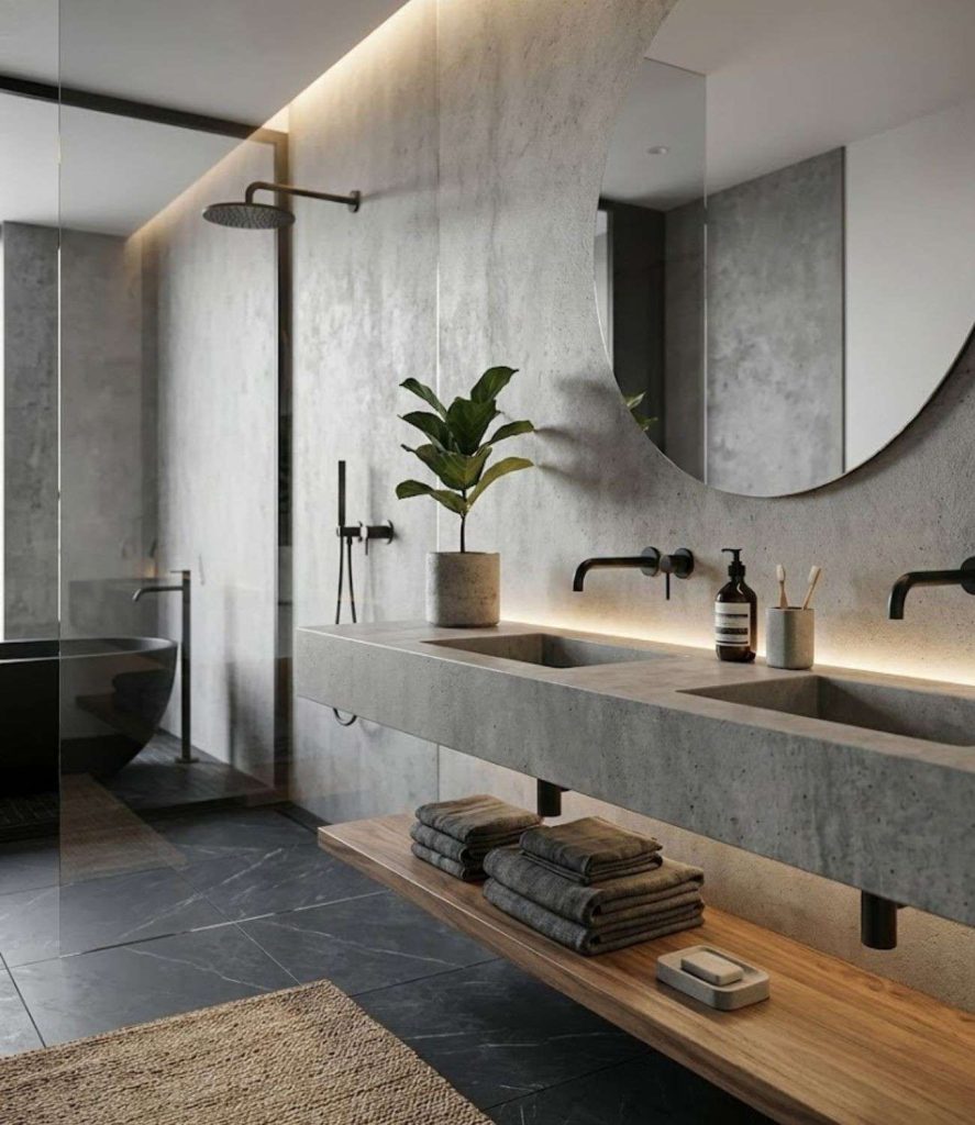 7. Industrial Concrete Finish