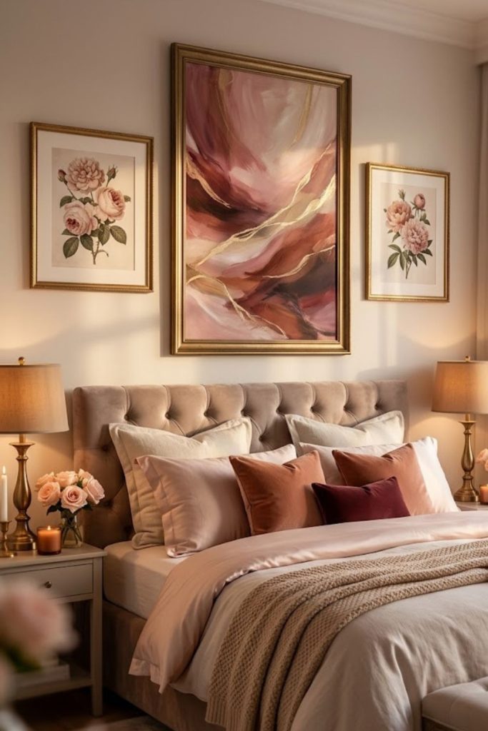 12. Choose Romantic Wall Art and Imagery
