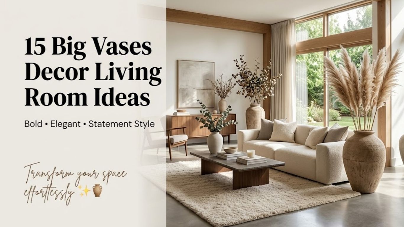 15 Big Vases Decor Living Room Ideas to Transform Your Space