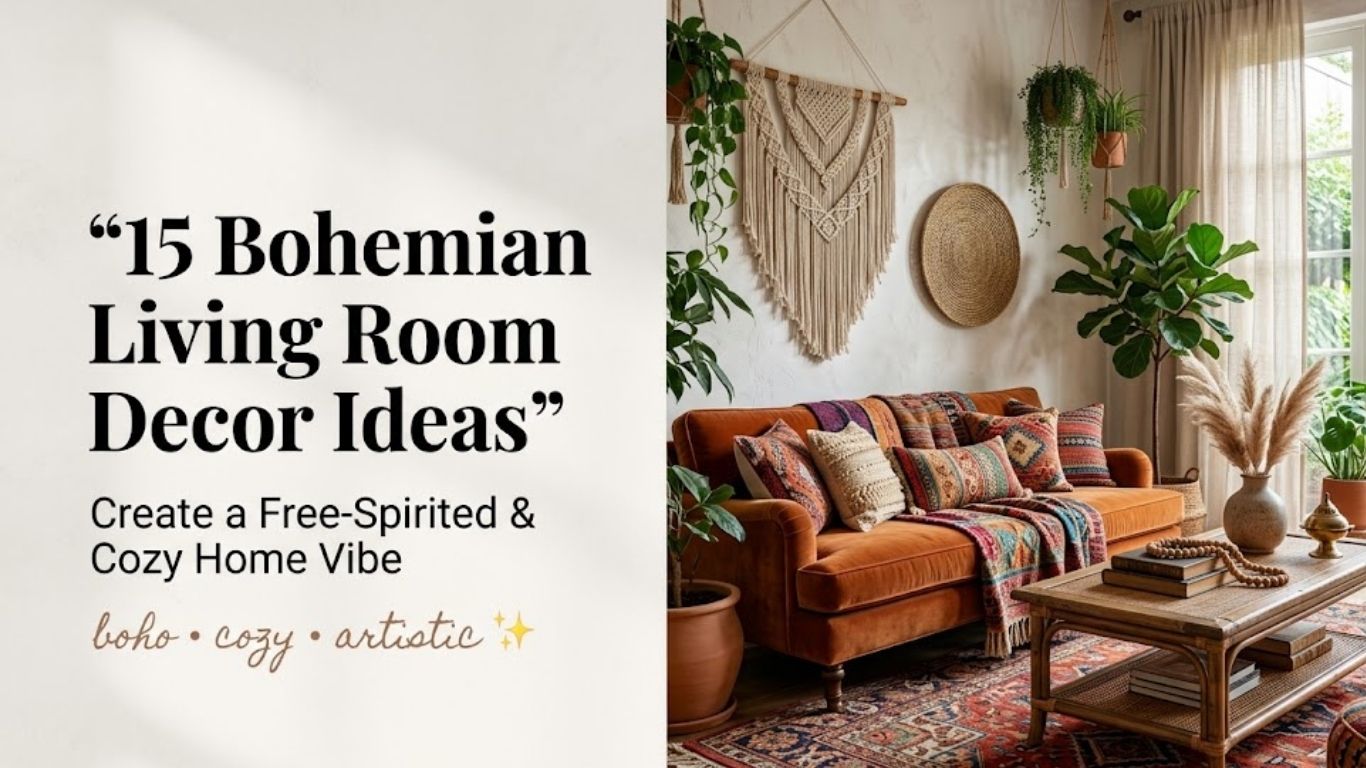 15 Bohemian Living Room Decor Ideas for a Free-Spirited Home