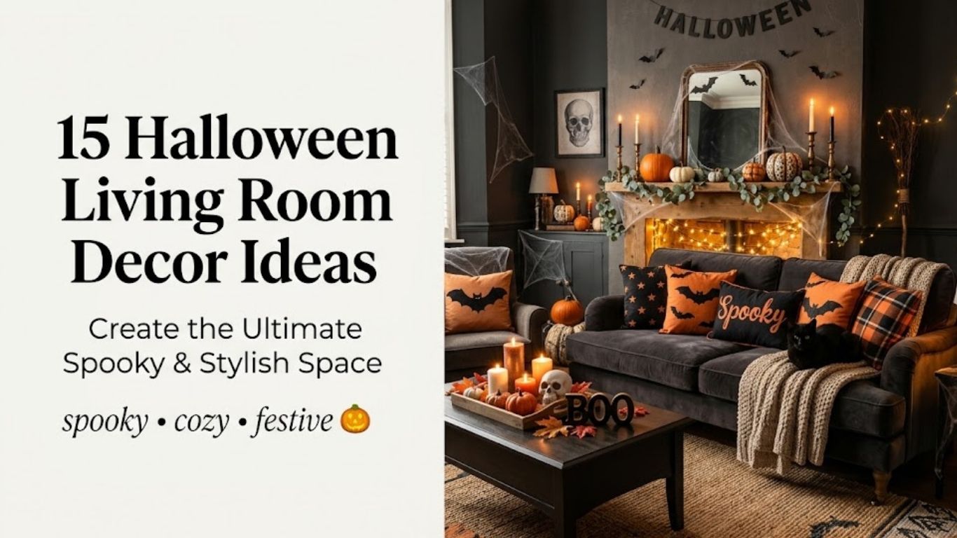 15 Halloween Living Room Decors for the Ultimate Spooky Space