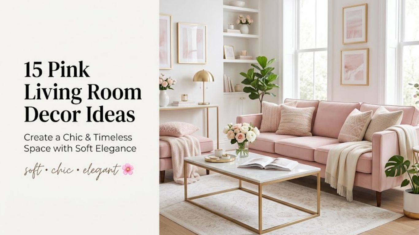 15 Pink Living Room Decor Ideas That Feel Chic and Timeless