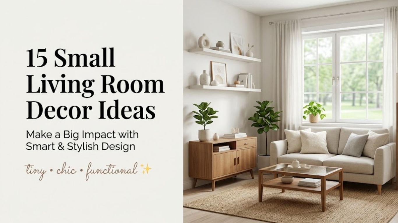15 Small Living Room Decor Ideas That Make a Big Impact