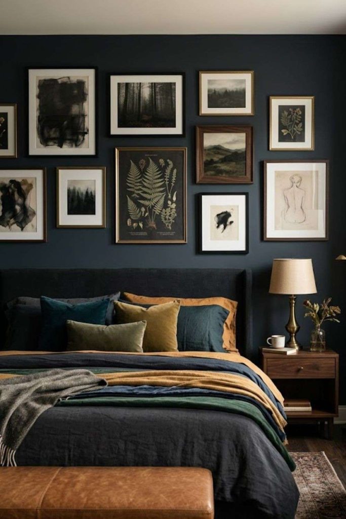 6. Hang Dark, Gallery-Style Wall Art