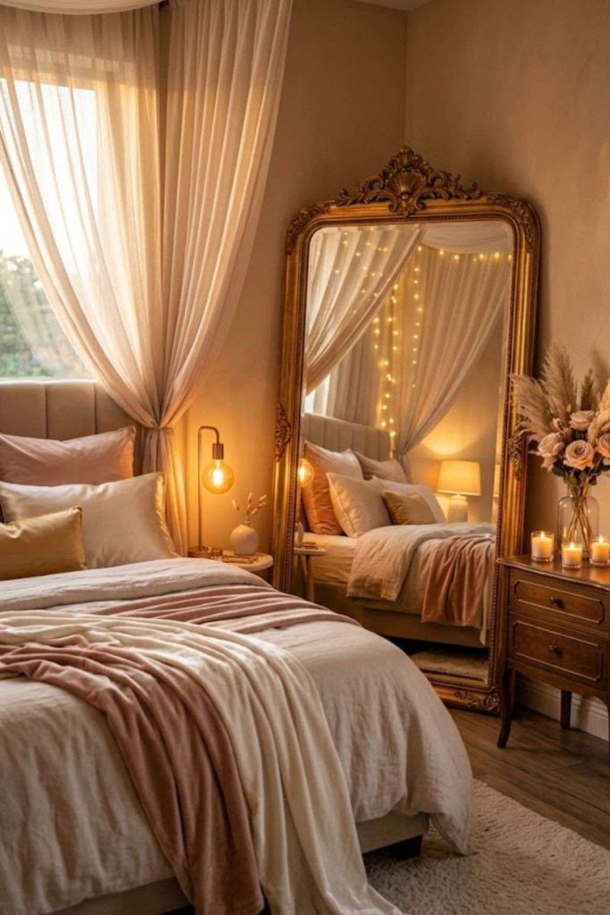 7. Use Mirrors to Deepen Romance and Light