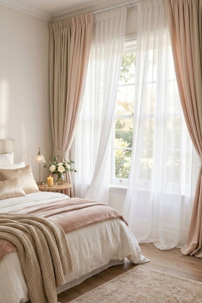 8. Add Sheer, Flowing Curtains That Move with Air