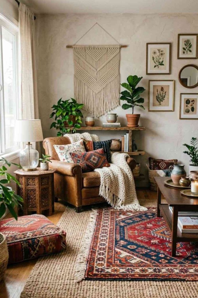 Layered Area Rugs