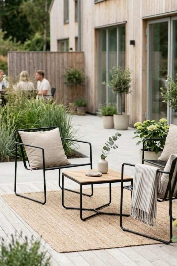 15 Scandinavian Outdoor Furniture Ideas for a Modern Cozy Patio
