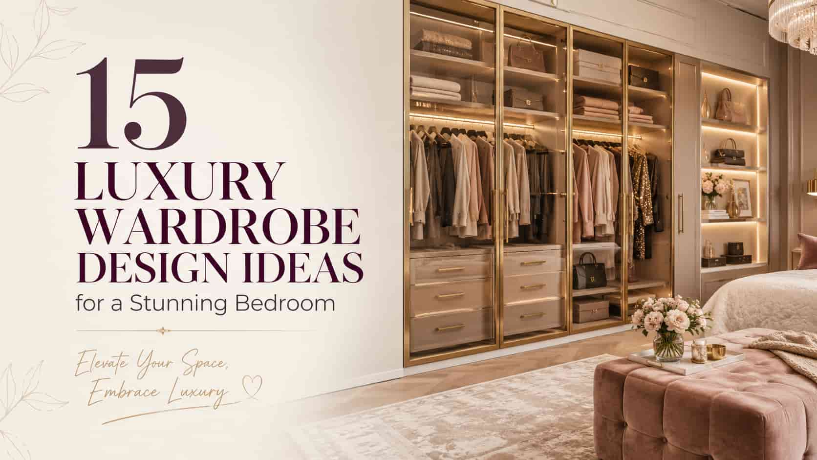 15 Luxury Wardrobe Design Ideas for a Stunning Bedroom