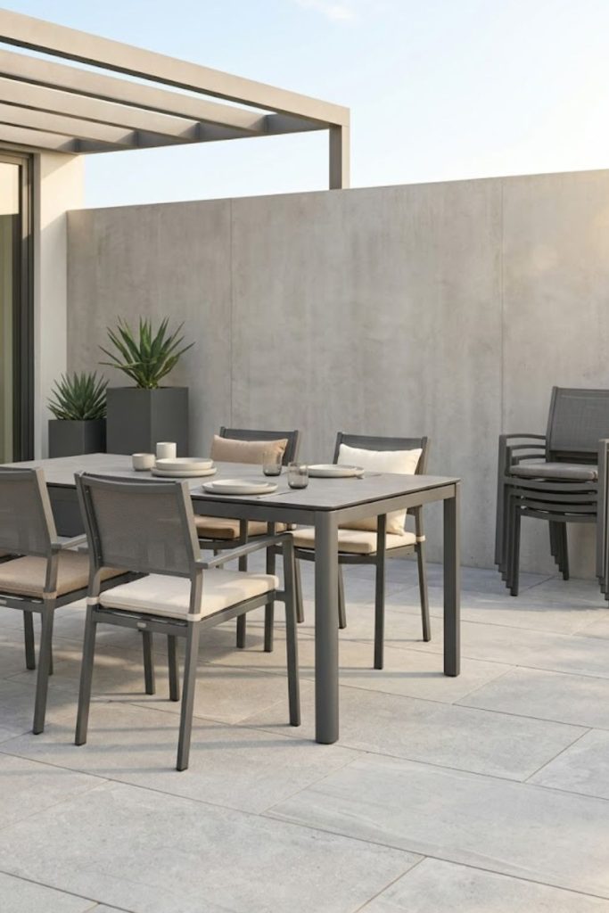 6. Stackable Outdoor Chairs