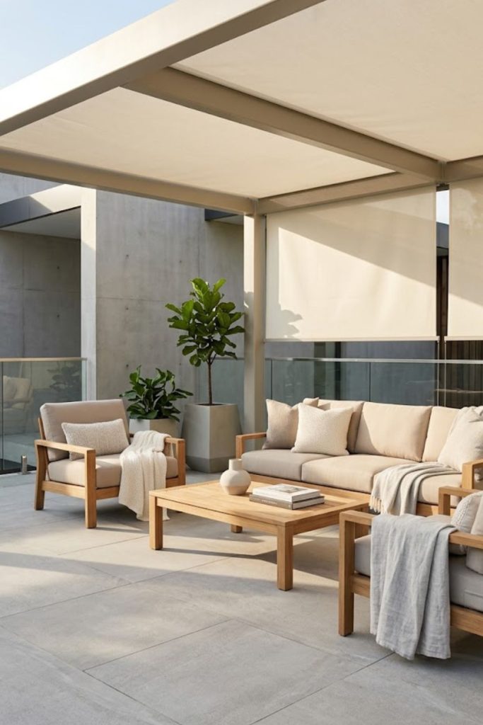 7. Canopy Lounge Seating Area